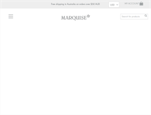 Tablet Screenshot of marquise.com.au
